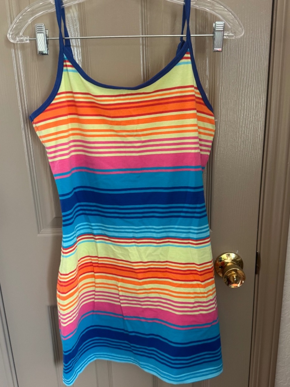 Women's brand new No Boundaries tank top (mini dress?) LONG 25" length Size L